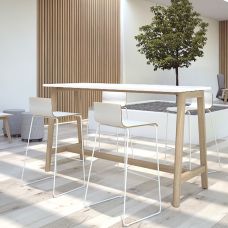 Table haute bois NET WOOD